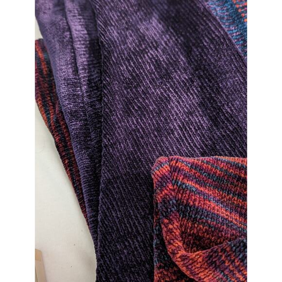 Vtge Sweater. Designer Kathy Woell Rust Purple And Teal please read Description - Picture 9 of 12